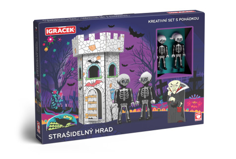 Igráček Strašidelný hrad - kreativní set s pohádkou