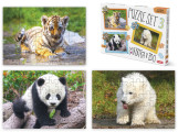 Puzzle SET 3 MLÁĎÁTKA v ZOO