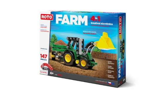 ROTO 4v1 Farm - Farmářská technika, česká stavebnice