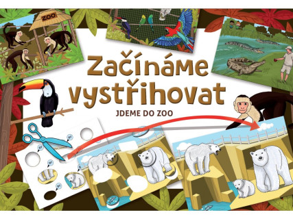 Začínáme vystřihovat Jdeme do ZOO - vystřihovánka