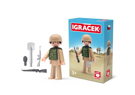 Igráček Voják - figurka s příslušenstvím