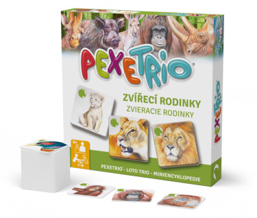 Pexetrio Zvířecí rodinka –  dětské vzdělávací hry