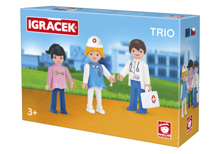 Igráček Trio Léčíme - Doktor, Sestřička a Pacientka
