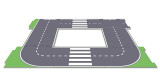 MultiGO - oboustranná silnice pro Igráčkovo auto, 8 ks