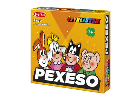 Čtyřlístek pexeso  - dětská hra