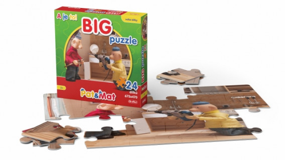 Pat a Mat Puzzle BIG 2 - velké dílky pro nejmenší