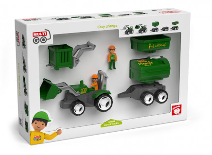 MultiGO Farm set - figurky Igráčků farmářů s traktorem