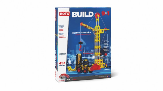 ROTO 9v1 Build - Stavební stroje, česká stavebnice