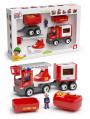 MultiGO Fire set - figurky Igráčků hasičů s auty, poškozený obal