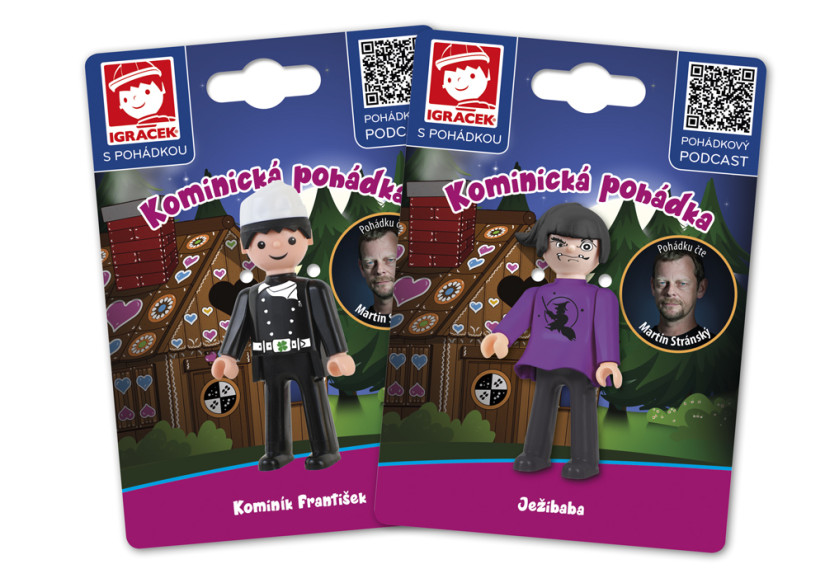 Igráčci z Kominické pohádky - Kominík František a Ježibaba