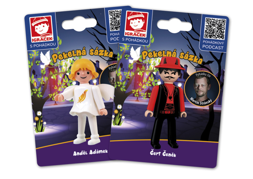 Igráčci z Pekelné sázky - Anděl Adámek a Čert Čeněk