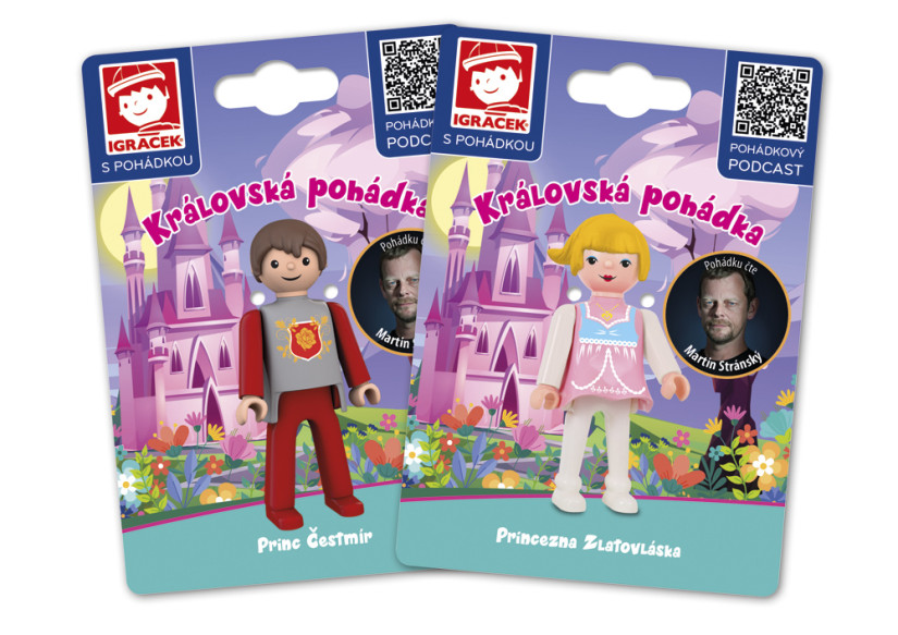 Igráčci z Královské pohádky - Princ Čestmír a Princezna Zlatovláska